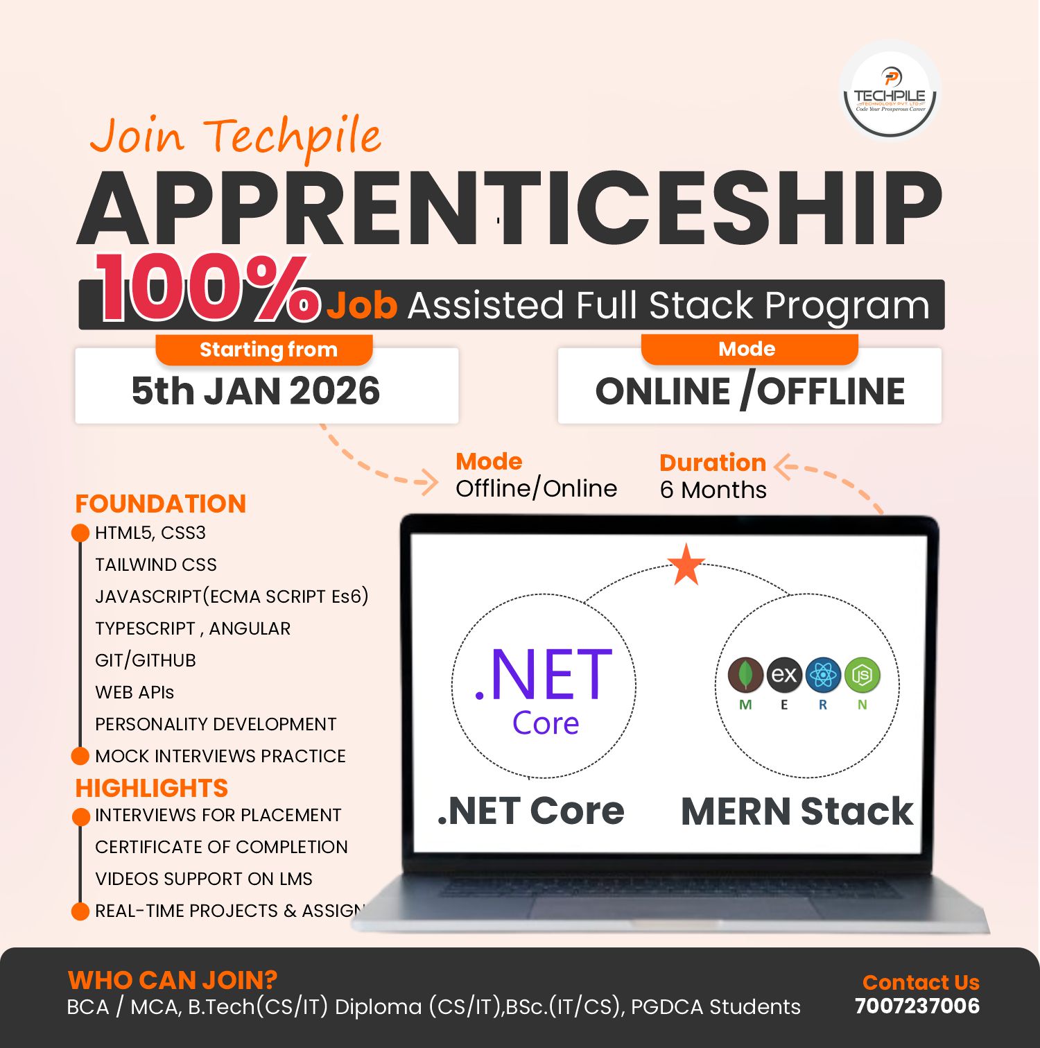 TECHPILE APPRENTICESHIP BATCH 2026