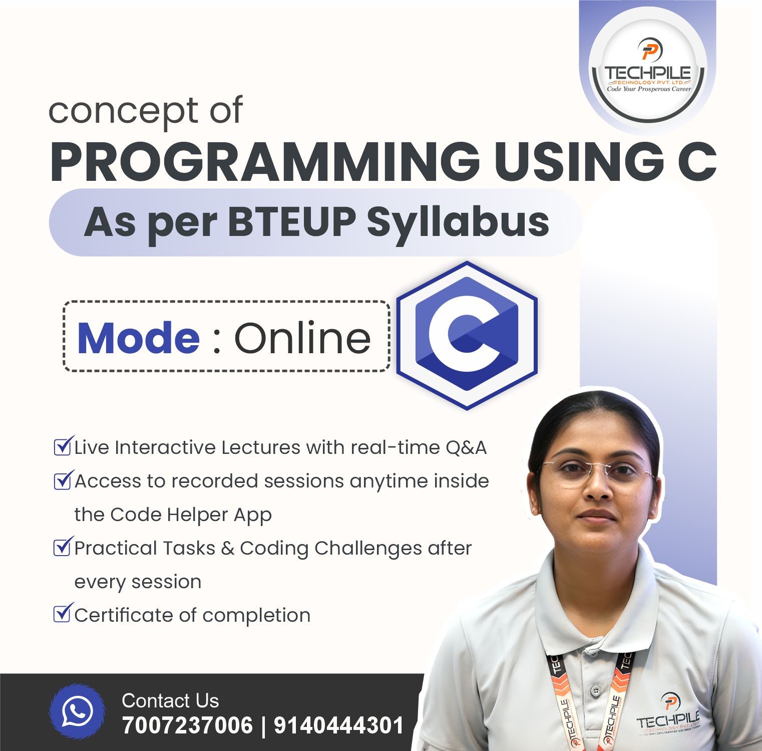 Concept of Programming Using C as per BTEUP Syllabus | By Techpile